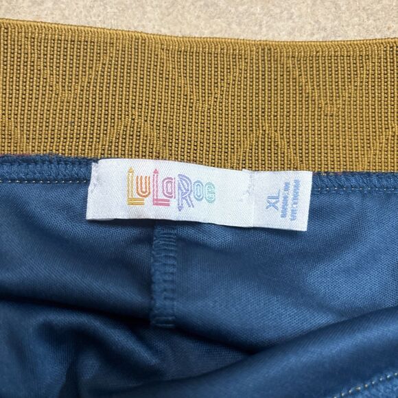 LuLaRoe Women's Midi Skirt XL Floral Pattern Pull On - Picture 3 of 4